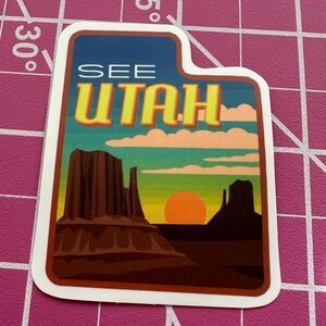💜13/$13 +Bundle Sticker Sale | Travel Arches National Utah Waterproof Sticker